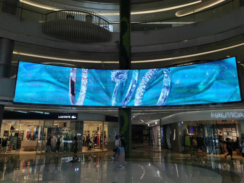 北京市海淀区晶品凯德购物广场透明屏广告 - 点位图
