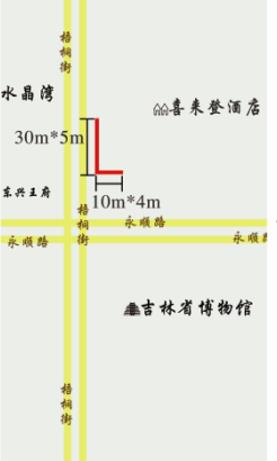 吉林省长春市南关区梧桐街与喜来登交汇广告牌 - 点位图