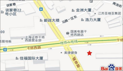 苏州市古城区干将路与阊胥路交叉口户外LED显示屏 - 点位图