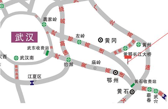 湖北省鄂州市武鄂高速k39+150处户外广告牌 - 点位图