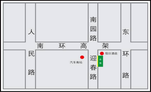 江苏苏州市吴江区迎春路汽车南站对面落地看板广告牌 - 点位图