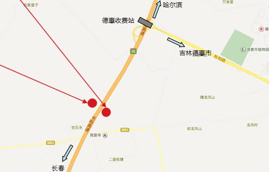 辽宁省沈阳市京哈高速吉林段1060km处户外大牌 - 点位图