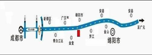 四川省成都市成绵高速34KM户外广告牌 - 点位图