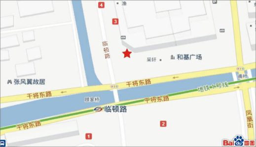 江苏苏州市姑苏区干将路和基广场东南角户外LED显示屏 - 点位图