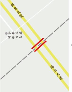 吉林省长春市宽城区北凯旋路海尔大道雨润户外大牌 - 点位图