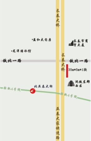 吉林省长春市宽城区北亚泰大街与铁北一路交汇广告牌 - 点位图