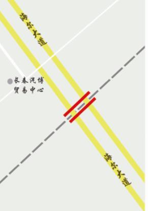 吉林省长春市宽城区北凯旋路新光复路北海尔大道大牌 - 点位图