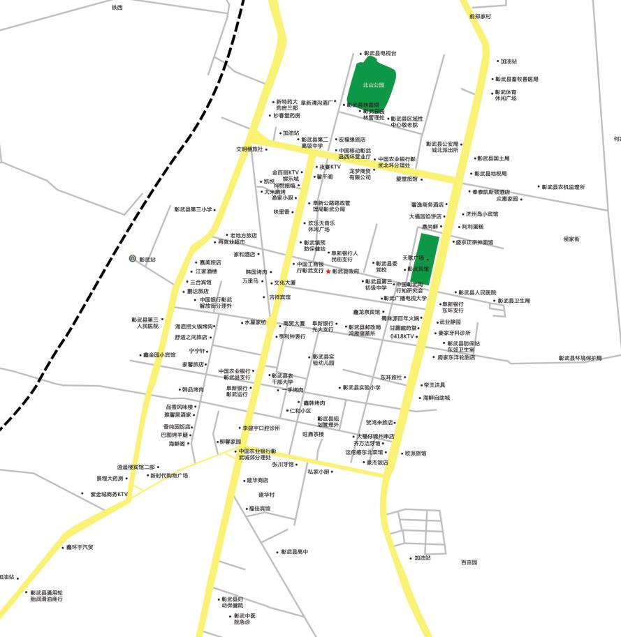 辽宁省阜新市彰武县公交车站站牌广告位 - 点位图