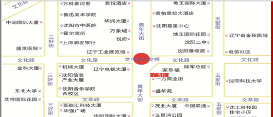 辽宁沈阳市沈河区一方金廊公寓户外广告牌 - 点位图