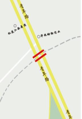 吉林省长春市宽城区﻿长农公路户外广告牌 - 点位图