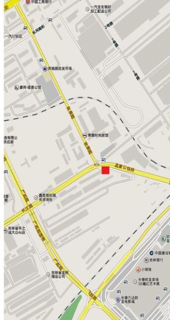 吉林省长春市绿园区奔驰路与长沈路交汇欧亚卖场广告 - 点位图