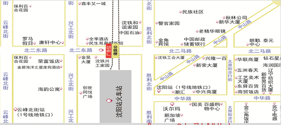 辽宁省沈阳市铁西区北二东路跨路桥广告 - 点位图