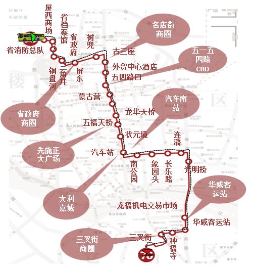 福建省福州市76路5A级公交车车身户外广告 - 点位图