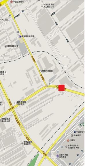 吉林省长春市绿园区奔驰路与长沈路交汇欧亚卖场广告牌 - 点位图