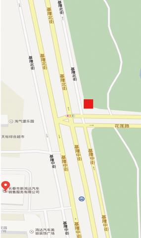 吉林省长春市绿园区基隆路户外广告牌 - 点位图