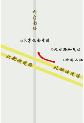 吉林省长春市宽城区台北大街与九台路交汇广告牌 - 点位图