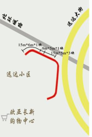 吉林省长春市二道区北环城路与远达大街路段广告牌 - 点位图