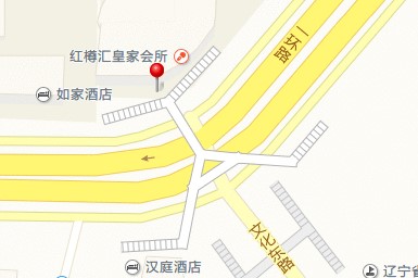 辽宁省沈阳市沈河区﻿南塔鞋城如家酒店户外大牌 - 点位图