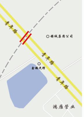 吉林省长春市宽城区青年路铸成集团门口户外大牌 - 点位图