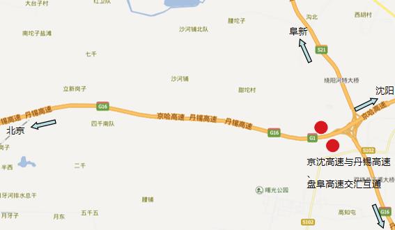 辽宁省沈阳市京沈高速509公里处户外广告牌 - 点位图