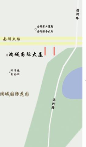 吉林省长春市南关区南湖大路鸿城国际户外大牌 - 点位图