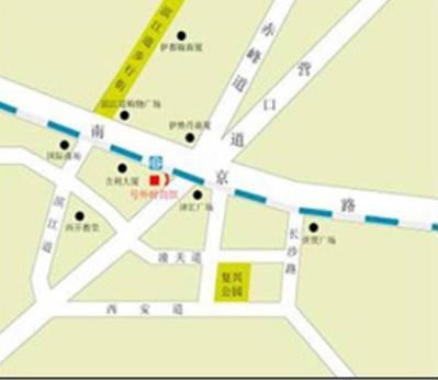 天津市和平区南京路号外时尚馆LED显示屏 - 点位图