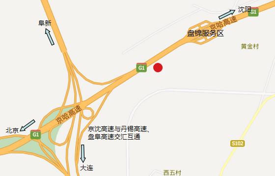 北京市京沈高速533.5公里处户外广告牌 - 点位图