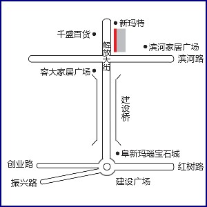 辽宁省阜新市海州区天马传媒大厦楼体户外大牌 - 点位图