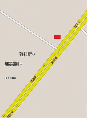 吉林省长春市绿园区﻿西湖大路单立柱广告牌 - 点位图