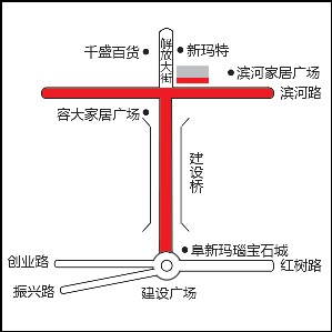 辽宁省阜新市太平区解放大街建设桥LED显示屏 - 点位图