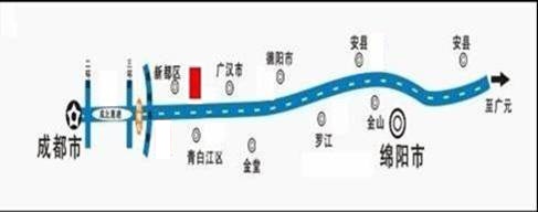 四川省成都市成绵高速17青白江收费站户外大牌 - 点位图