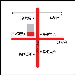 辽宁省阜新市海州区钟楼商场高清LED显示屏 - 点位图