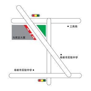 辽宁省阜新市海州区﻿马家店大厦户外广告牌 - 点位图