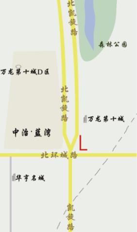 吉林省长春市宽城区北三环城路与凯旋路交汇广告牌 - 点位图